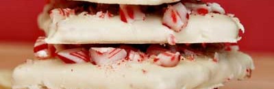 Low Fat White Chocolate Holiday Bark