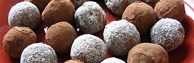 Low-Fat, Holiday Rum Balls